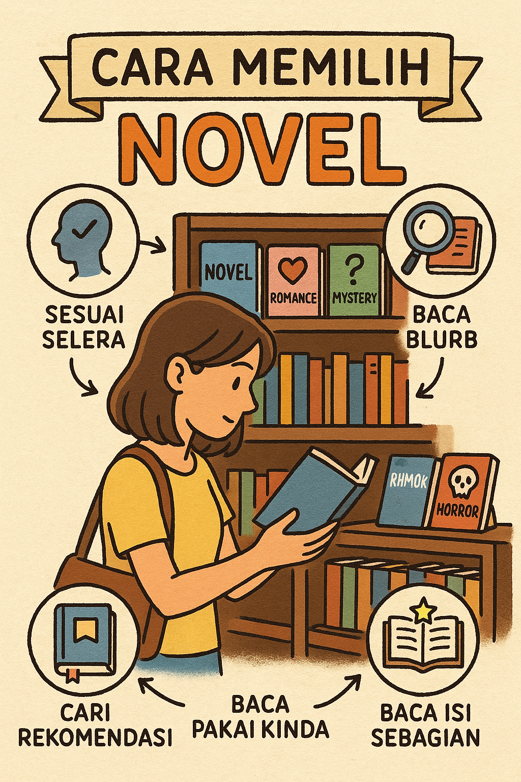 Tips Memilih Novel yang Cocok untuk Anda